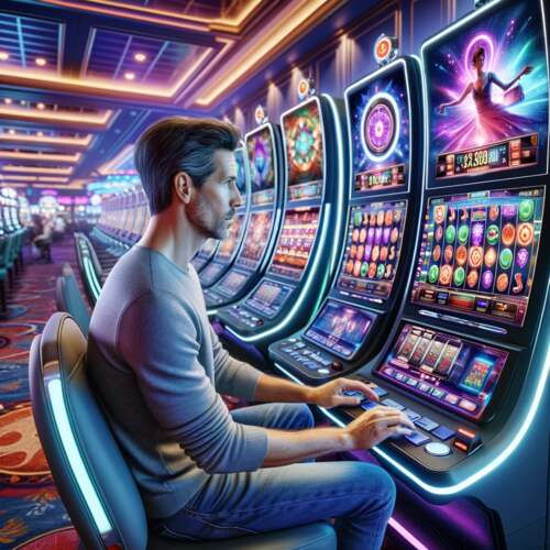 spelen in casino op een fruitautomaat